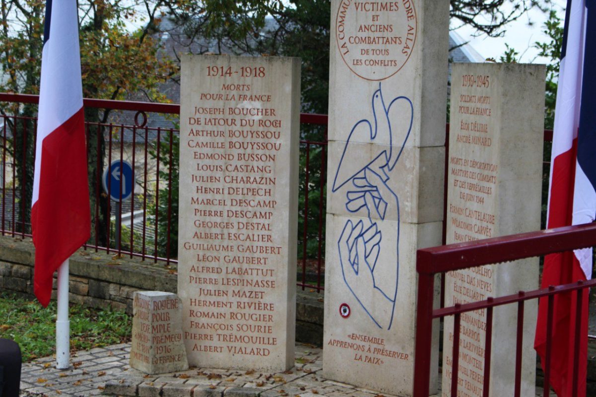 À bas la guerre ! 7 novembre rassemblement pacifiste Saint-André-Allas !